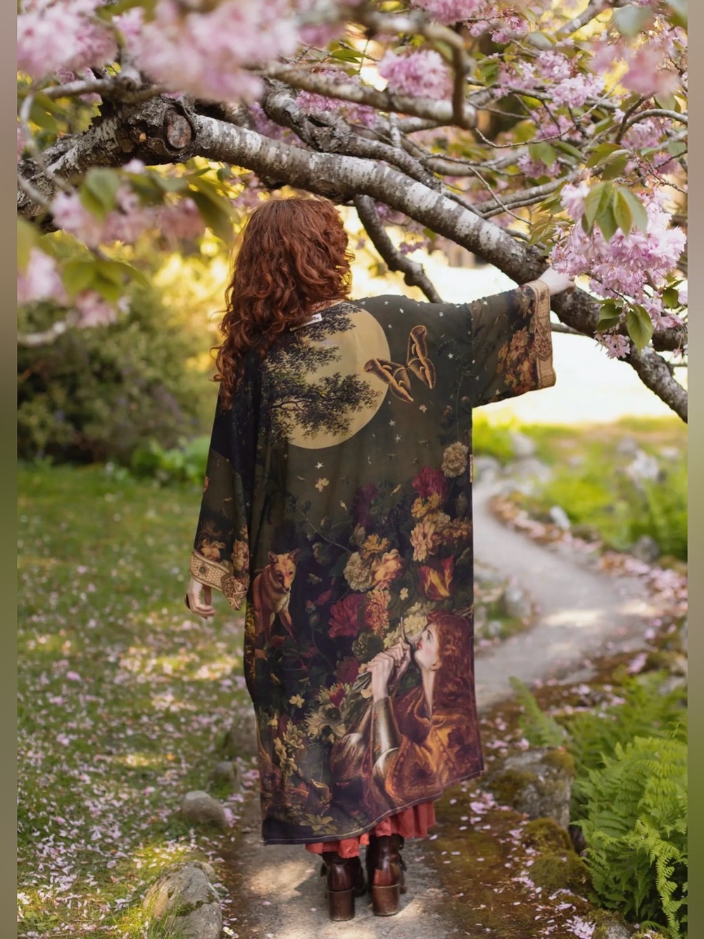 Market of Stars Messenger Opera Duster Joan of Arc NWT Gothic Boho - Picture 11 of 14